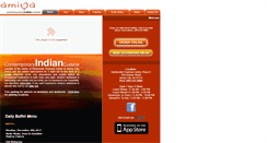 Desktop Screenshot of amiyarestaurant.com